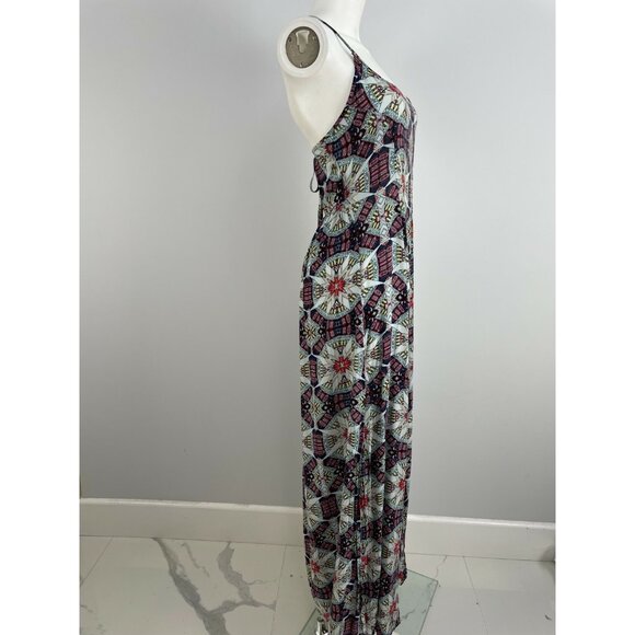 Tysa Womens Size 0 Cross Back Printed Maxi Dress Sleeveless Lightweight - Picture 2 of 10